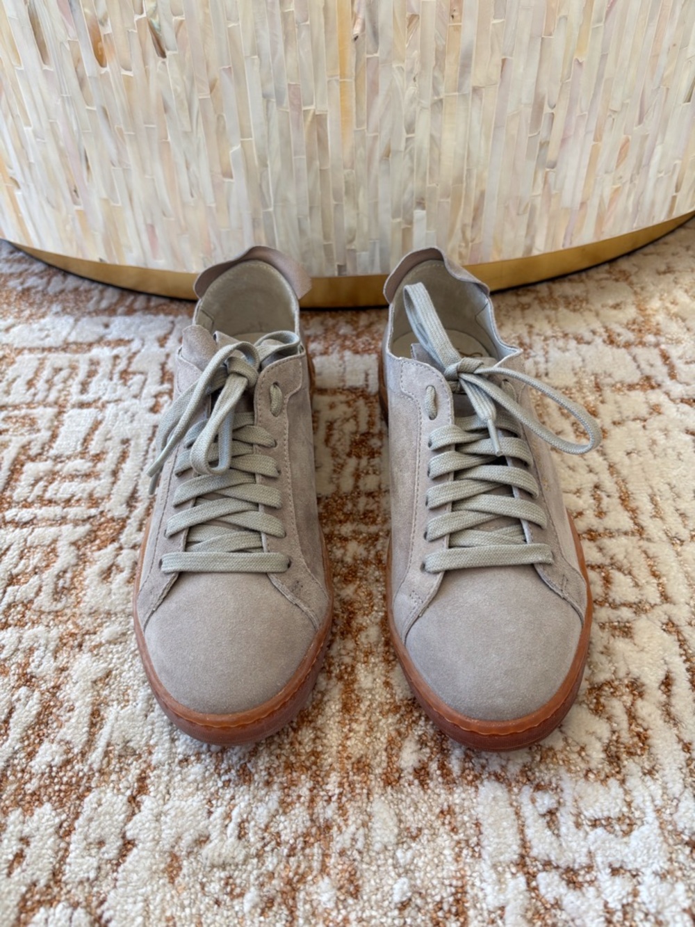 Sam Edelman Dark Taupe Suede Jayme Sneakers